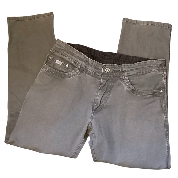 Kuhl Men’s Kanvus Jeans Grey Color Style 5114 36x29 Outdoor Work Patina Dye - Picture 13 of 13